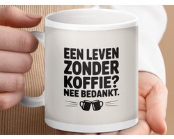 Mok Een Leven Zonder Koffie Nee Bedankt, Koffie Liefhebber, Grappige Koffie Mok, Cadeau Voor Koffie Addicts, Koffie Quote Mok, Gift Idea
