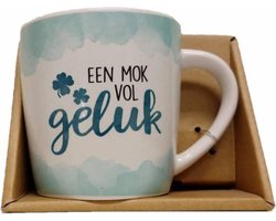 Mok - Enjoy - Een mok vol geluk - Met binnentekst