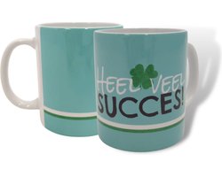 Mok Heel veel succes! | Succes cadeau | Succes wensen | Afscheid collega | Fotofabriek ontbijtmok 330 ml | Keramiek