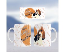 Mok het leven is beter met mijn Basset Hound