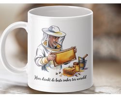 Mok Imker Cadeau, Beste Imker ter Wereld, Honingbij Mok, Imkerij, Unieke Cadeau Ideeën, Bijenteelt Cadeau, Persoonlijke Mok