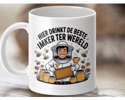 Mok Imker Mok, Hier Drinkt de Beste Imker, Funny Imker, Imker Cadeau, Bijenhouder Mok, Bijen, Mok Cadeau voor Imkers, Unieke Mok