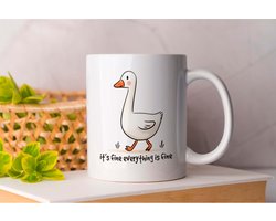 Mok It's Fine Everything is fine - Goose - LaughOutLoud - LOL - Funny - SillyMoments - HumorGoals - LachenGeblazen - GrappigeMomenten - LeukeVibes