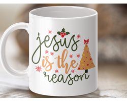 Mok Jezus Is De Reden Voor Het Seizoen Kerstboom, Kerst Mok Cadeau, Religieuze Mok, Feestdagen Mok, Koffie Mok, Thee Mok