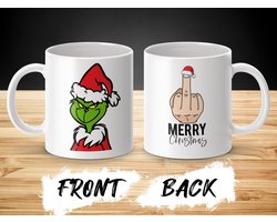 Mok Kerstmis Grinch Mug, Grappige Kerstmis Mok, Sarcastic Christmas Gift, Onbeleefd Kerst Cadeau, Kerst Cadeau Idee