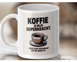 Mok Koffie is mijn superkracht, grappige koffiemok, cadeau voor koffieliefhebbers, jaren 70 mok, vintage mok, koffie mokken, unieke mokken