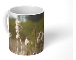 Mok - Koffiemok - Katoen - Zon - Planten - Mokken - 350 ML - Beker - Koffiemokken - Theemok