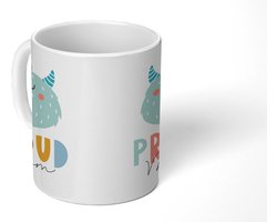 Mok - Koffiemok - Mama - Spreuken - Quotes - Proud mom - Mokken - 350 ML - Beker - Koffiemokken - Theemok