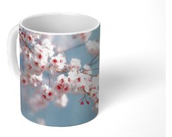 Mok - Koffiemok - Takken - Bloesems - Roze - Mokken - 350 ML - Beker - Koffiemokken - Theemok