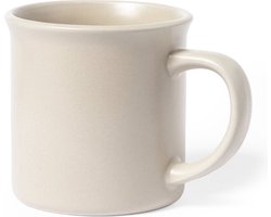 Mok - Koffiemok - Theemok - Koffiemokken met oor - Servies - Keramiek - 300 ml - Naturel