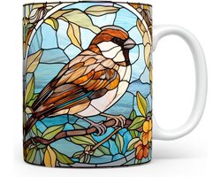 Mok met Mus Beker voor koffie of tas voor thee, cadeau voor dierenliefhebbers, moeder, vader, collega, vriend, vriendin, kantoor