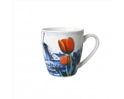 Mok met rode tulp | Holland cadeau kerst decoratie