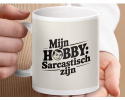 Mok Mijn Hobby Sarcastisch zijn, Grappige Mok, Cadeau voor Sarcasme Liefhebbers, Humor Mok, Mr. Bean Geïnspireerd, Koffiemok