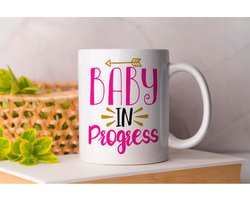 Mok Mom To Bee - Baby - Baby Op Komst - Baby In Progress - Baby On Board - Pregnant - Coming Sonn - Love - Gift