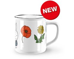 Mok Nijntje & bloemen Ø8xh7,5cm keramiek.