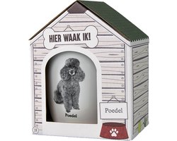 Mok – Poedel  – Dier – Puppy – Hond – Dieren – Mokken en bekers – Keramiek – Mokken - Porselein -  Honden – Cadeau -  Kado