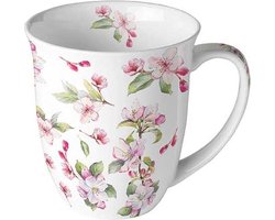 mok - porselein - fine bone china - Ambiente - voorjaar - bloesem - appelbloesem - moederdag - verjaardag - Pasen - spring blossom