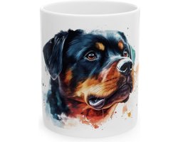 Mok Rottweiler aqua - Wit - N.v.t.