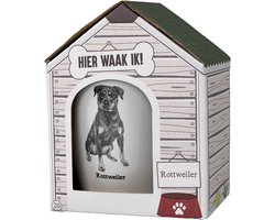 Mok – Rottweiler  – Dier – Puppy – Hond – Dieren – Mokken en bekers – Keramiek – Mokken - Porselein -  Honden – Cadeau -  Kado