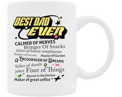 Mok - The Best Dad Ever of All Trades - Het perfecte cadeau voor Vaderdag