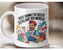 Mok voor Beste Schilder, Schilder Cadeau Idee, Kunstenaar Mok, Grappige Schildermok, Koffiemok, Thee Mok, Creatieve Schilder Mok