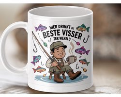 Mok Voor Beste Visser, Grappige Vis Mok, Cadeau Voor Visser, Unieke Vissen Mok, Vis Liefhebber Mok, Visserij Mok, Nieuwigheid Mok