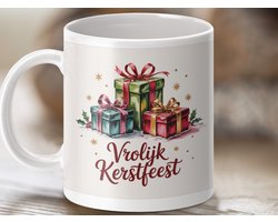 Mok Vrolijk Kerstfeest, Kerstcadeaus Design, Feestelijke Mok, Kerst Mok, Kerstcadeau, Kerst Decoratie, Kerstmis Gift