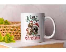 Mok We Woof You a Merry Christmas - Christmas - Gift - Cadeau - HolidaySeason - MerryChristmas - ChristmasTree - WinterWonderland - SeasonsGreetings - HolidayCheer - HappyHolidays