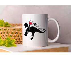 Mok Winosaurus - Wine - Wijn - Cheers - Red Wine - Rode Wijn - Liqueur - Likeur - One More - Winesday