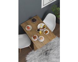 Moka Park - Bureau - Kantoortafel - Studie tafel - Eettafel - Keukentafel - Opklapbaar Tafel - Praktisch Tafel - Rechthoek Tafel - Bruin