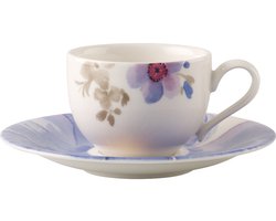 Mokka-/Espressotasse mit Untertasse Mariefleur Gris Basic 50 ml