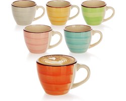 mokkakopjes , Koffiekopjes , espressokopjes - kopjes - Cappuccino kopjes / SET