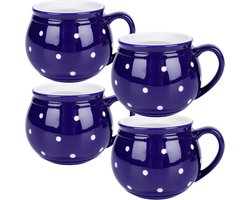 Mokken Keramiek 200 ml 4 stuks - Set - Bekers - Koffiebekers - Kopjes - Koffiemok