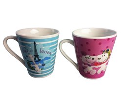 Mokkenset van 2 Charlie Brown SNOOPY-mokken