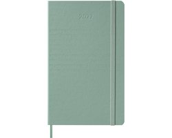 Moleskine 12 Maanden Agenda - 2027 - Wekelijks - Large - Harde Kaft - Sage Groen
