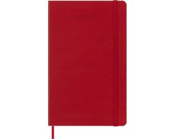 Moleskine 18 Maanden Agenda - 2026/27 - Wekelijks - Large - Harde Kaft - Rood