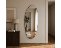 Mølin Mirrors - 150x62 - Organische spiegel - Wandspiegel - Asymmetrische spiegel - Grote Spiegel - Geschikt voor de woonkamer, slaapkamer en hal