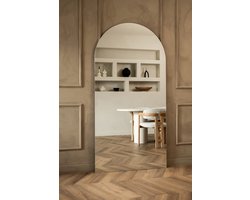 Mølin Mirrors - 200x100 - Frameless - Grote Staande Spiegel - Wandspiegel - Boogspiegel - Passpiegel - Wandspiegel - Hangende spiegel - Geschikt voor de woonkamer en slaapkamer