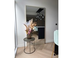 Mølin Mirrors - 200x100 - Goud - Grote Staande Spiegel - Passpiegel - Wandspiegel - Rechthoekige spiegel