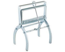 Mollenklem - duurzaam staal - 13x10x7 mm - mollenbestrijding - set van 4 mollenvallen