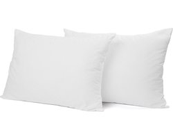 Molton-kussensloop-Kussenbeschermer Stretch - 60x70cm - Kussenslopen set van 2 stuks - Inlclusief Rits