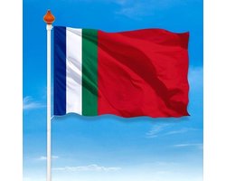 Molukse Vlag ee- Grote Zuid-Molukken Flag - Ambonese Molukken Vlaggenmast Vlag - Maluku Molukkers Vlag - Van 100% Polyester - UV & Weerbestendig - Met Versterkte Mastrand & Messing Ogen - 90x150 CM