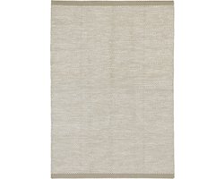 MOMO Rugs Vaasa Camel White Vloerkleed - 200x300  - Rechthoek - Laagpolig,Structuur Tapijt - Industrieel - Beige, Wit