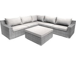 Mondial Living® Loungeset Colorado Blended Grey inclusief hocker