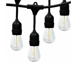 Mondideal Lichtsnoer Buiten op Netstroom - Snoerverlichting - Feestverlichting - Wind en waterdicht - 10 meter - koppelbaar - Led verlichting met stekker - Kerstverlichting