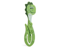 Mondikaarten leeslamp LED Dino Groen flexibel boeklampje.
