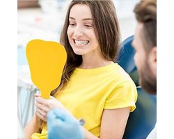 Mondspiegel voor Tandheelkundige Inspectie - Kunststof Handvat - Professioneel en Duurzaam