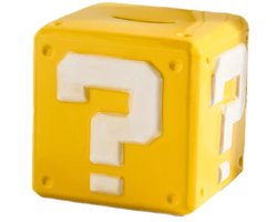 Money Box for Kids, Question Block Piggy Bank Kids, Piggy Bank Kids, Gift for Boys and Girls，12.5*12.5*12cm