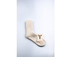 Mongolian Made Wollen Sokken van 100% Schapenwol – Warme, Zachte & Ademende Heren- en Dames Sokken – Maat 37-48