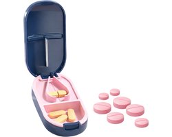 Monii Pillensnijder - Medische Pillendoosje - Pillenvergruizer - Geschikt Voor Kleine, Grote, Harde & Zachte Pillen - Pill Cutter - Medicijnsnijder